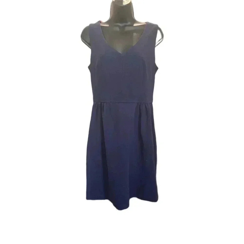 BODEN Navy Sarah Ponte Sleeveless Dress - size 8